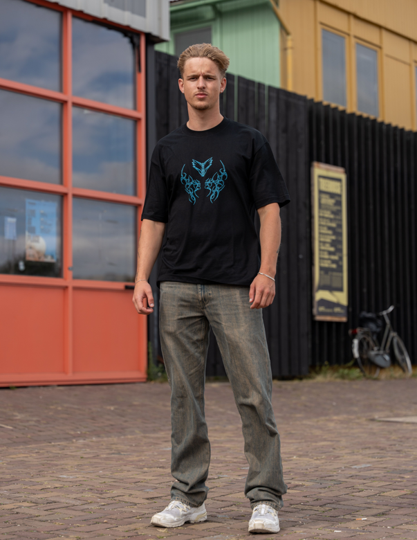 T-SHIRT OVERSIZE BLEU DEVISION®️