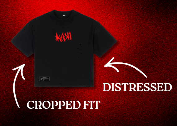 T-SHIRT BOXY KAKI DEVISION®️ X