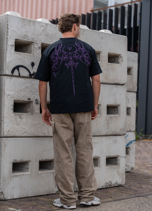 T-SHIRT OVERSIZE DEVISION®️ VIOLET